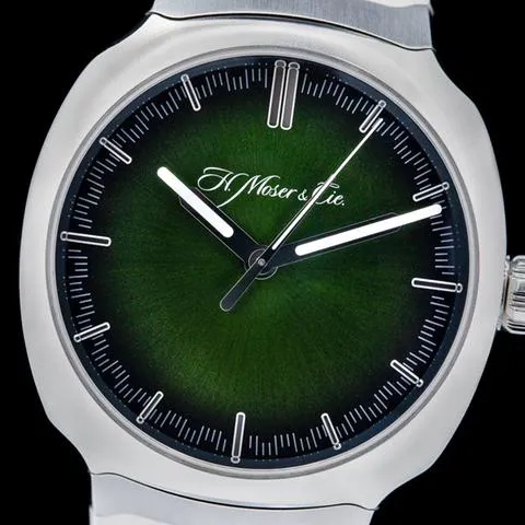 H. Moser & Cie. Streamliner 6200-1200 40mm Stainless steel Green 1