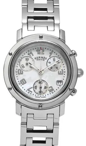 Hermès Clipper CL1.310.212/3872 31mm Stainless steel Mother-of-pearl