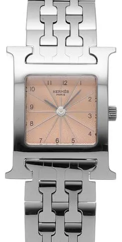 Hermès Heure H HH1.210 21mm Stainless steel Rose