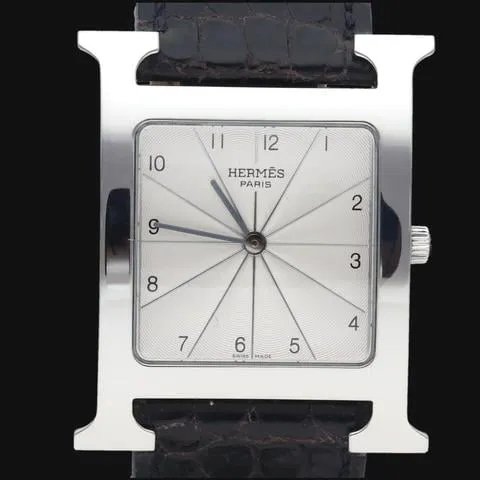 Hermès Heure H HH1.710 28mm Stainless steel Silver