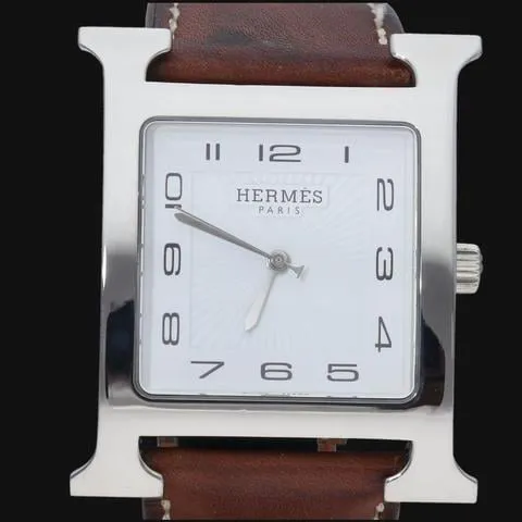 Hermès Heure H HH1.810 31mm Stainless steel White