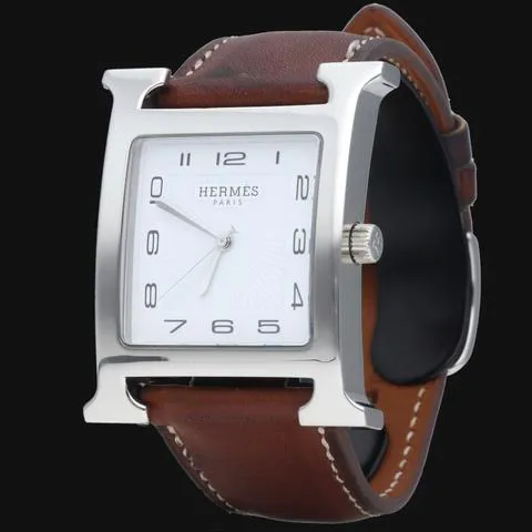 Hermès Heure H HH1.810 31mm Stainless steel White 1