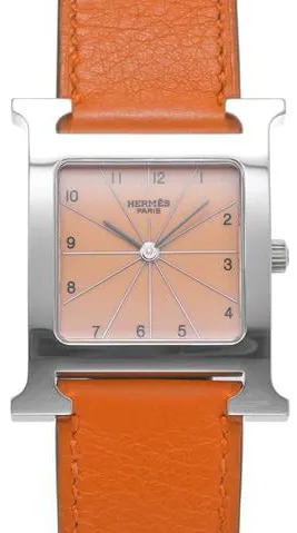 Hermès Heure H HH1.510.833/NOP 26mm Stainless steel Orange