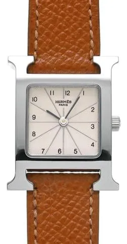 Hermès Heure H HH1.210.260 21mm Stainless steel White