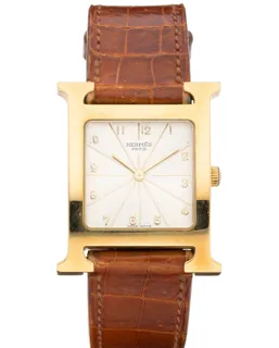 Hermès Heure H Stainless steel and Gold-plated