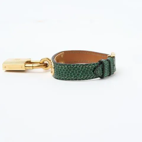 Hermès Kelly KE1.201 20mm Yellow gold and Stainless steel Green 4