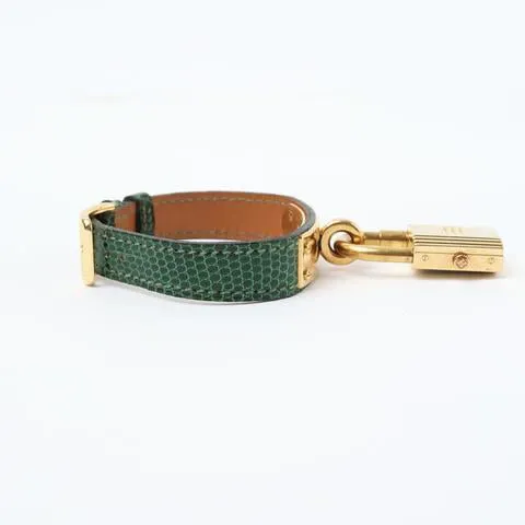 Hermès Kelly KE1.201 20mm Yellow gold and Stainless steel Green 5