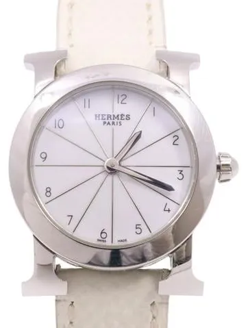 Hermès HR1.210 HR1.210 25mm Stainless steel White