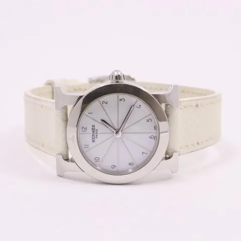 Hermès HR1.210 HR1.210 25mm Stainless steel White 1