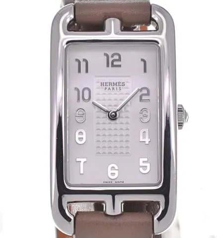 Hermès NA2.210 20mm Stainless steel Silver