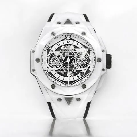 Hublot Big Bang Sang Bleu 418.HX.2001.RX.MXM21 45mm White ceramic White