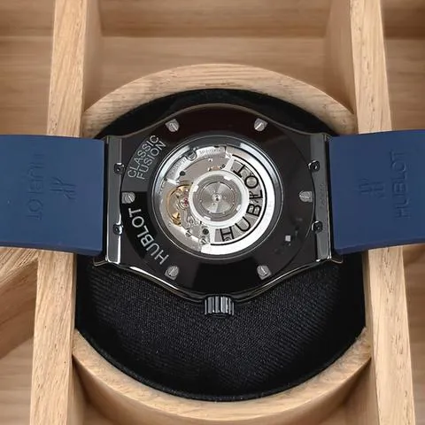 Hublot Classic Fusion 511.CM.7170.RX 45mm Black ceramic Blue 11