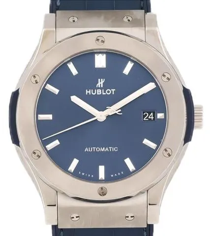 Hublot Classic Fusion 511.NX.7170.LR 45mm Titanium Blue