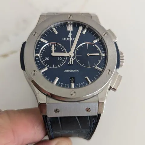 Hublot Classic Fusion Chronograph HU521.NX.7170.LR 45mm Titanium Blue