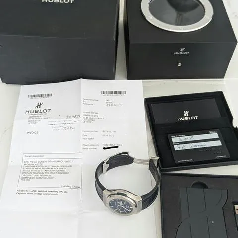 Hublot Classic Fusion Chronograph HU521.NX.7170.LR 45mm Titanium Blue 7