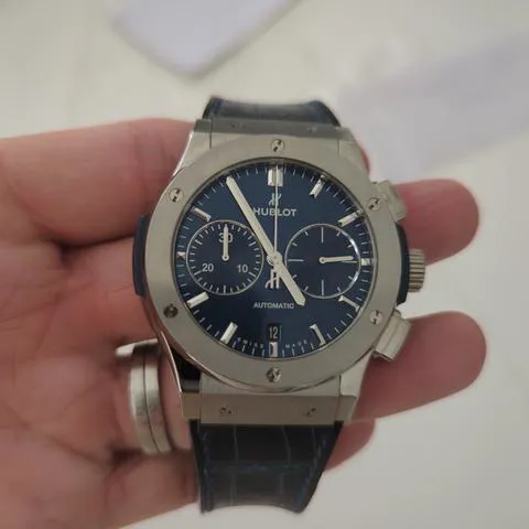 Hublot Classic Fusion Chronograph HU521.NX.7170.LR 45mm Titanium Blue 9