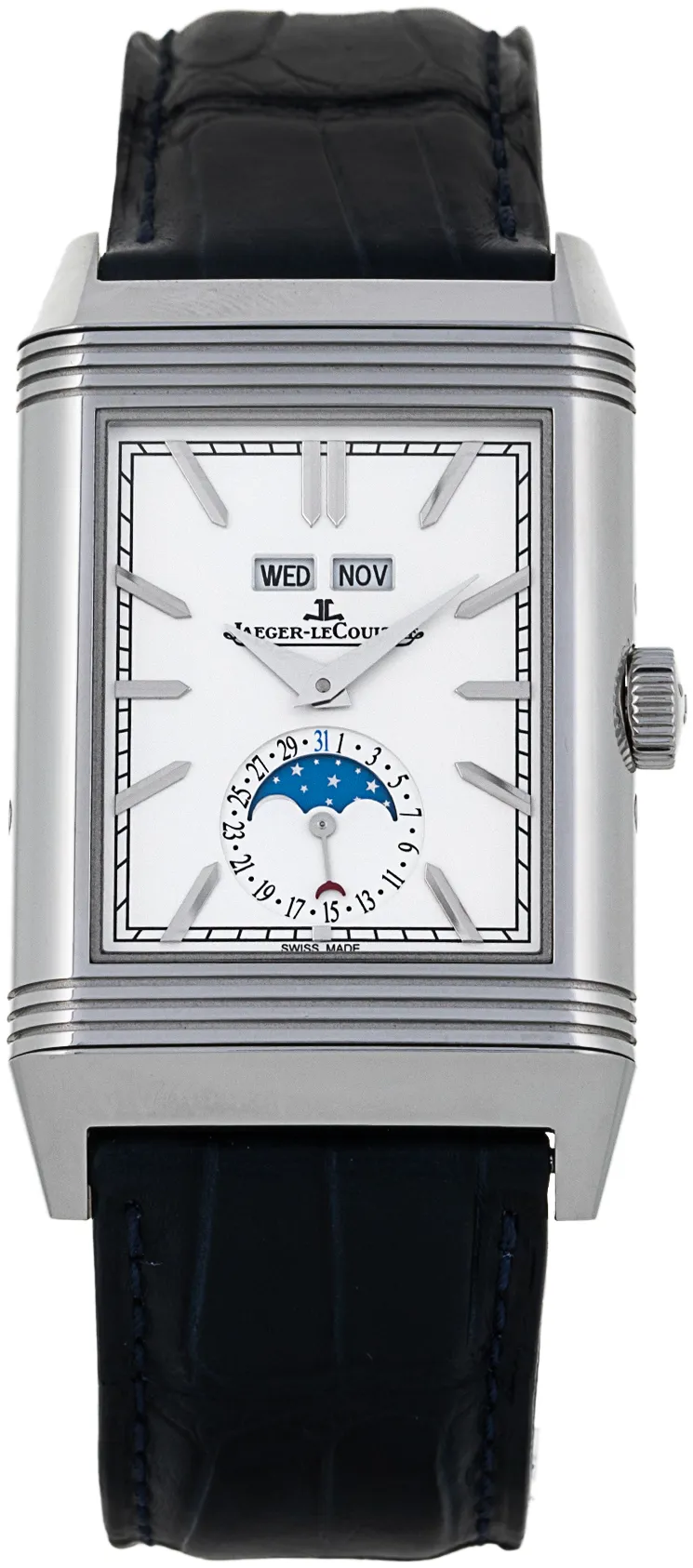 Jaeger-LeCoultre Reverso Tribute 3918420 30mm Stainless steel Silver Baton