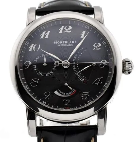 Montblanc 7202 42mm Stainless steel Black