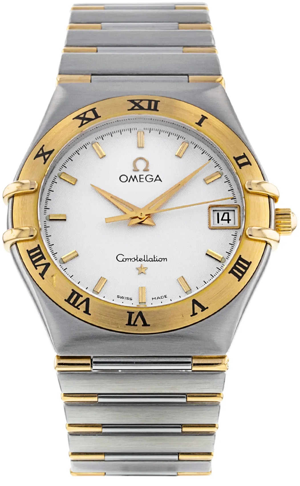 Omega Constellation 1312.30.00 26mm Yellow gold and Stainless steel Silver