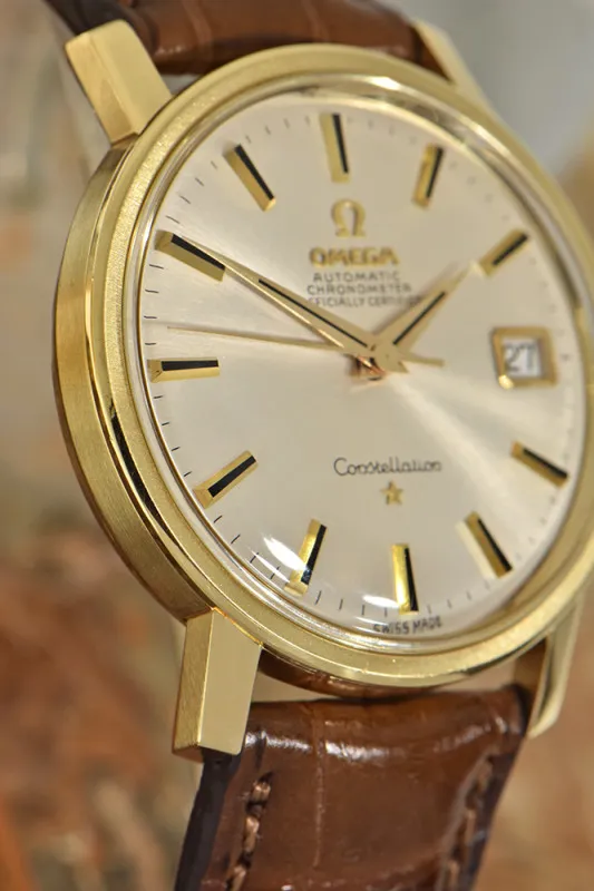 Omega Constellation 168.018 35mm Yellow gold Silver 2