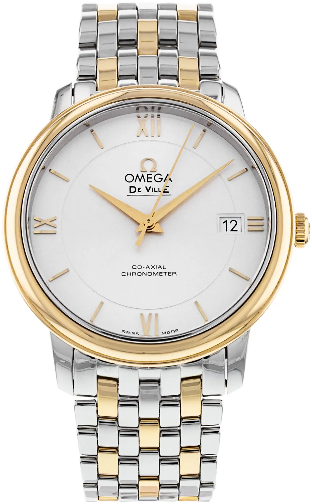 Omega De Ville 424.20.37.20.02.001 37mm Yellow gold and Stainless steel Silver