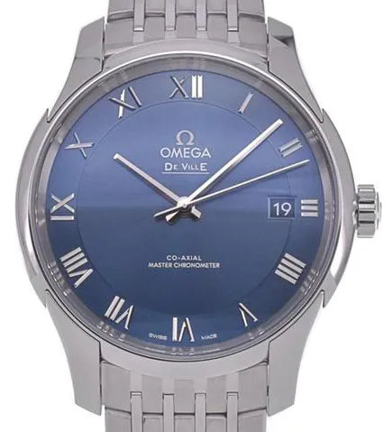 Omega De Ville 433.10.41.21.03.001 41mm Stainless steel Blue