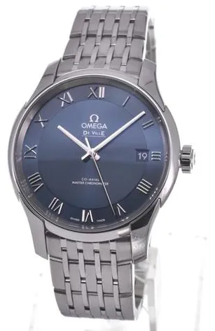 Omega De Ville 433.10.41.21.03.001 41mm Stainless steel Blue 1