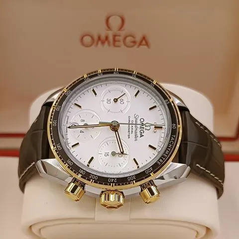 Omega Speedmaster 324.23.38.50.02.001 38mm Yellow gold and Stainless steel Silver 1