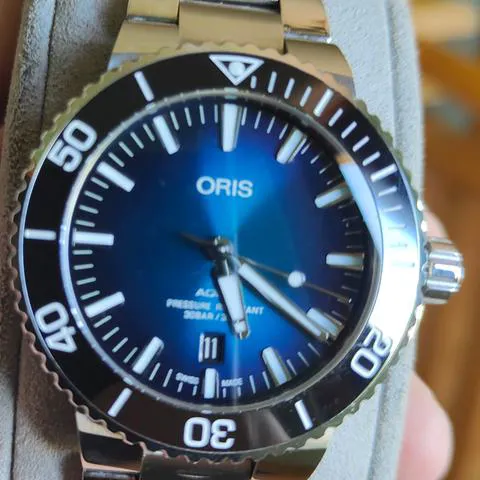 Oris Aquis 01 733 7730 4135-07 8 24 05PEB 43.5mm Stainless steel Blue 7