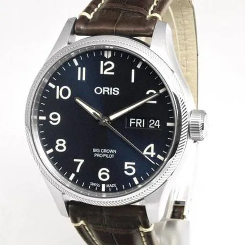 Oris Big Crown 01 752 7698 4065-07 1 22 72FC 44mm Stainless steel Blue