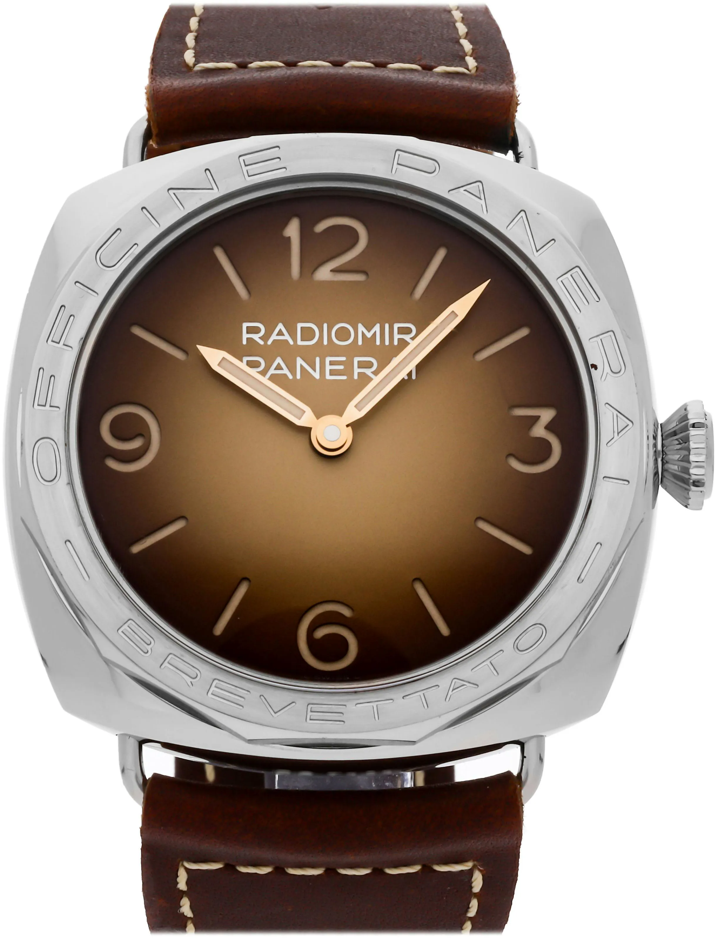 Panerai Radiomir PAM 00687 47mm Stainless steel Brown