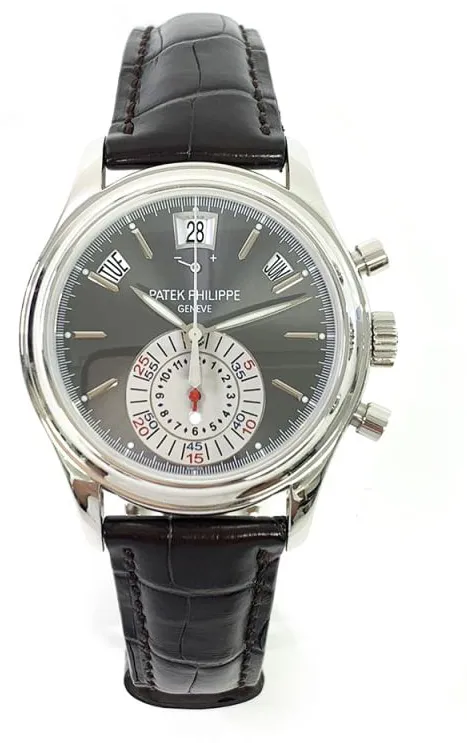 Patek Philippe Annual Calendar Chronograph 5960P-001 40.5mm Platinum Gray