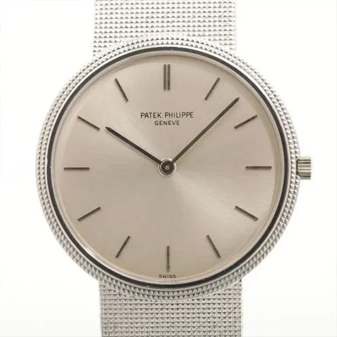 Patek Philippe Calatrava 3520/10 33mm White gold Silver