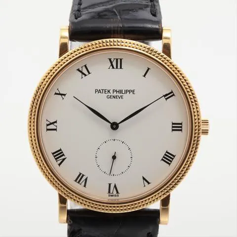 Patek Philippe Calatrava 3919J-001 33.5mm Yellow gold White