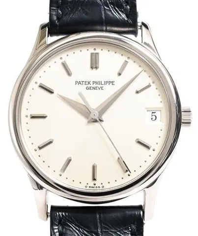 Patek Philippe Calatrava 3998G-001 33mm White gold Silver