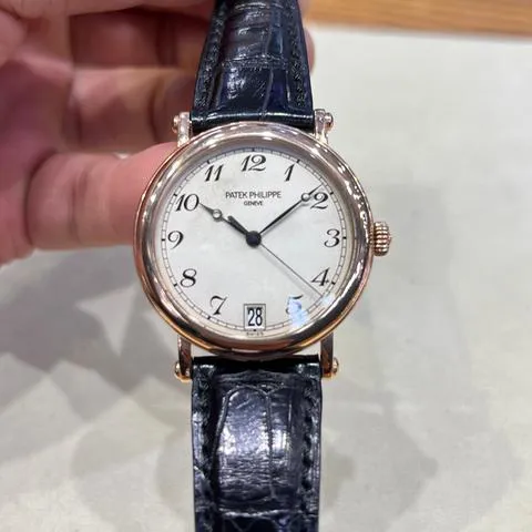 Patek Philippe Calatrava 5053R 35.5mm Rose gold Silver