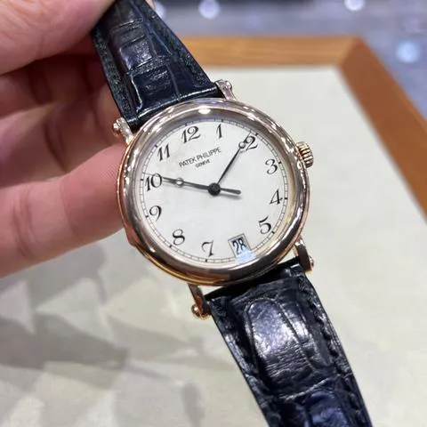 Patek Philippe Calatrava 5053R 35.5mm Rose gold Silver 1