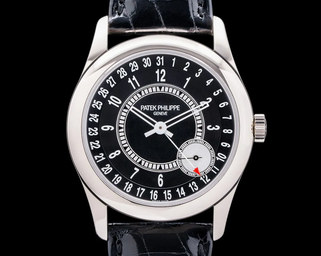 Patek Philippe Calatrava 6006G-001 39mm White gold Black