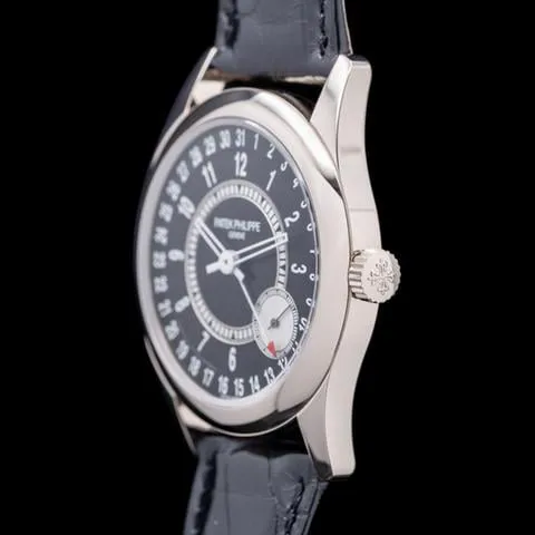 Patek Philippe Calatrava 6006G-001 39mm White gold Black 2