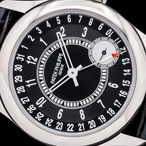 Patek Philippe Calatrava 6006G-001 39mm White gold Black 4