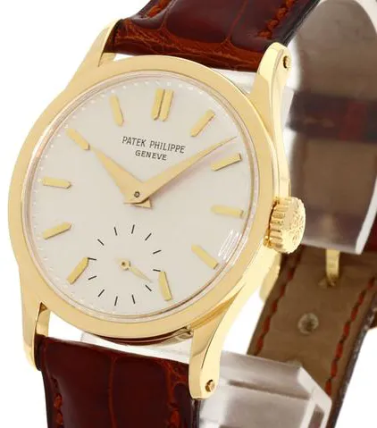 Patek Philippe Calatrava 96 30mm Yellow gold Silver 1