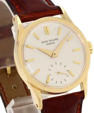 Patek Philippe Calatrava 96 30mm Yellow gold Silver 2