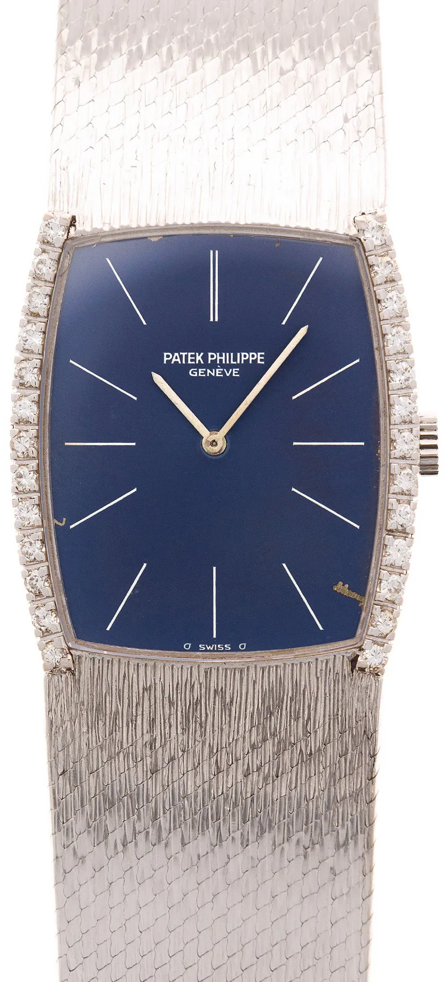 Patek Philippe Gondolo 3528/3 26mm  18k WG Blue