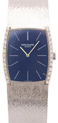 Patek Philippe Gondolo 3528/3 26mm White gold Blue