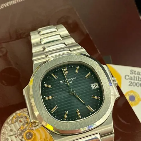 Patek Philippe Nautilus 3800 37mm Stainless steel Blue 1