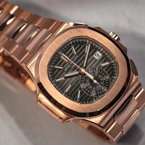 Patek Philippe Nautilus 5980/1R-001 40.5mm Rose gold Black 12