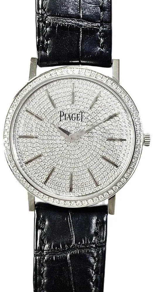 Piaget Altiplano G0A36128 34mm White gold Diamond