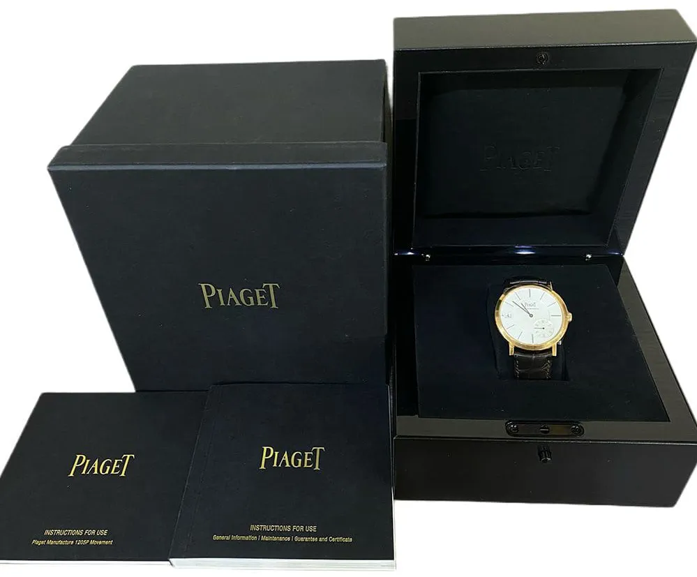 Piaget Altiplano G0A38131 40mm Rose gold Silver 5