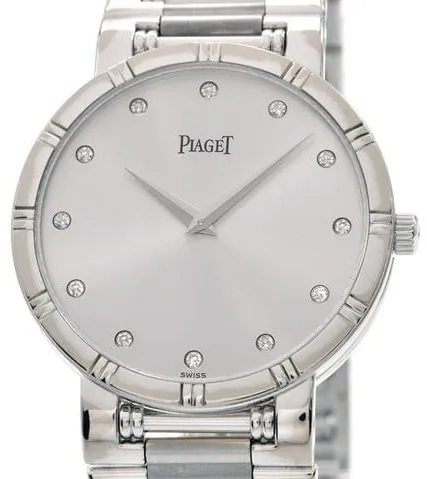 Piaget Dancer 84023 K81 31mm White gold Silver