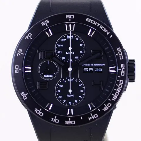 Porsche Design Flat Six 6341.13.44.1169 44mm Stainless steel Black